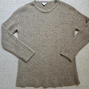J. Jill Tan Plush Pullover Sweater - Size Small S - Tan / Beige She J. Jill